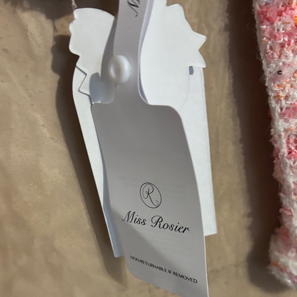 Elegant Pink Tweed Women's Blazer - Picture 4 of 5